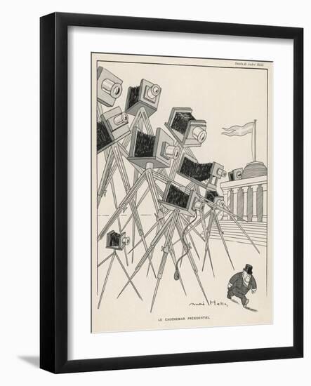 Comment on the Total Lack of Privacy for Public Figures-Andre Helle-Framed Art Print