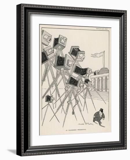 Comment on the Total Lack of Privacy for Public Figures-Andre Helle-Framed Art Print