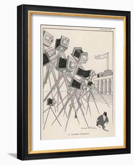 Comment on the Total Lack of Privacy for Public Figures-Andre Helle-Framed Art Print