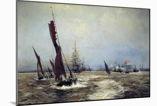 Commerce and Sea Power, 1898-William Lionel Wyllie-Mounted Giclee Print