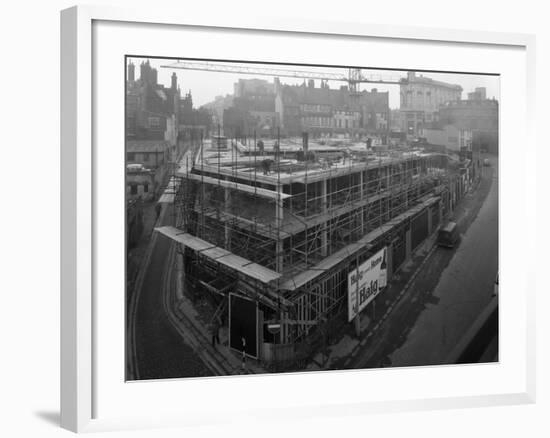 Commercial Development on Campo Lane, Sheffield, South Yorkshire, 1968-Michael Walters-Framed Photographic Print