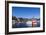 Commercial Fishing and Whaling Boats Line the Busy Inner Harbor in the Town of Ilulissat-Michael Nolan-Framed Photographic Print