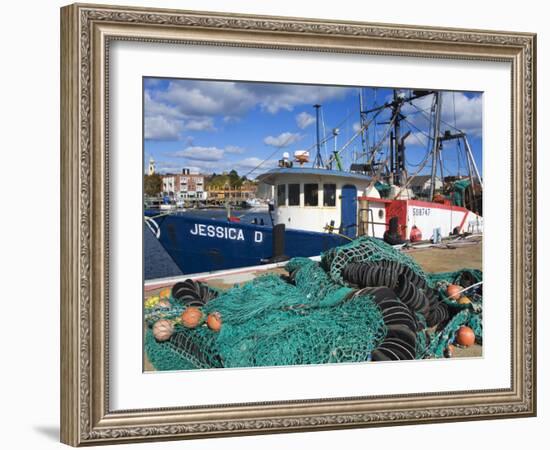 Commercial Fishing Boat, Gloucester, Cape Ann, Greater Boston Area, Massachusetts, New England, USA-Richard Cummins-Framed Photographic Print