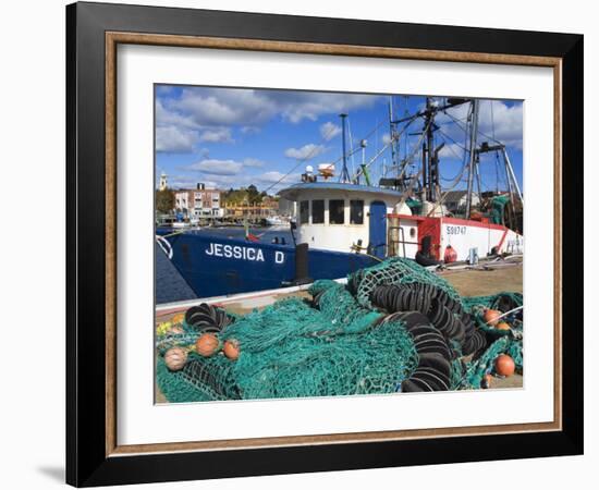 Commercial Fishing Boat, Gloucester, Cape Ann, Greater Boston Area, Massachusetts, New England, USA-Richard Cummins-Framed Photographic Print