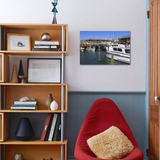 Commercial Fishing Boats At Fisherman S Wharf Photographic Print By Richard Cummins Art Com