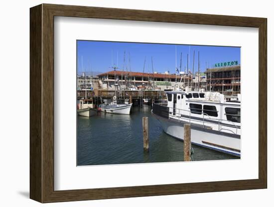 Commercial Fishing Boats at Fisherman's Wharf-Richard Cummins-Framed Photographic Print