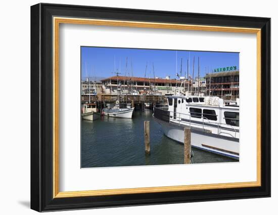 Commercial Fishing Boats at Fisherman's Wharf-Richard Cummins-Framed Photographic Print