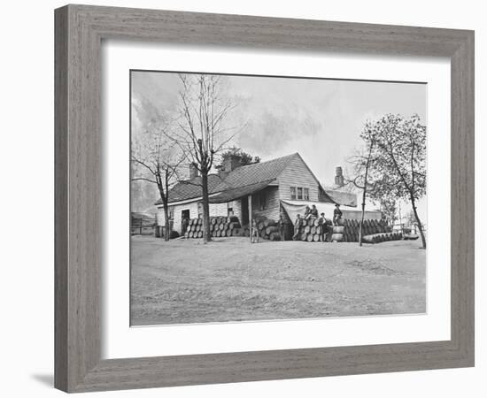 Commissary Headquarters, Rocky Face Ridge, Georgia, During the American Civil War-Stocktrek Images-Framed Photographic Print