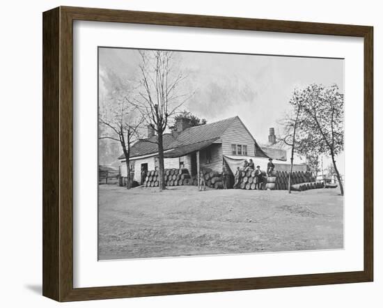 Commissary Headquarters, Rocky Face Ridge, Georgia, During the American Civil War-Stocktrek Images-Framed Photographic Print