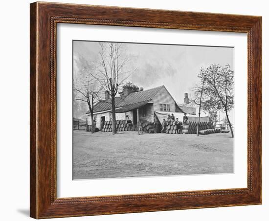 Commissary Headquarters, Rocky Face Ridge, Georgia, During the American Civil War-Stocktrek Images-Framed Photographic Print