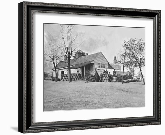 Commissary Headquarters, Rocky Face Ridge, Georgia, During the American Civil War-Stocktrek Images-Framed Photographic Print