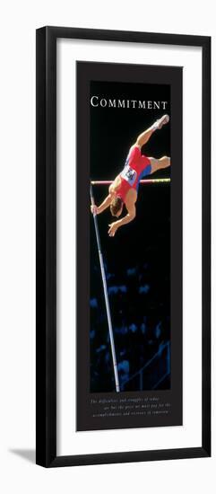 Commitment - Pole Vault-unknown unknown-Framed Photo