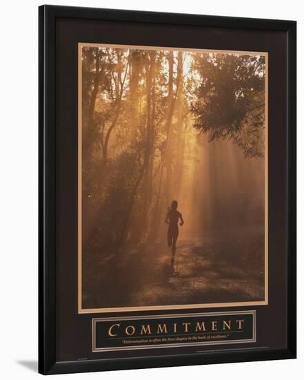 Commitment-null-Lamina Framed Art Print