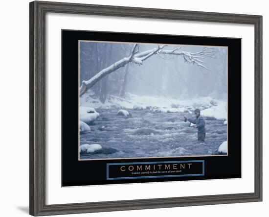 Commitment-null-Framed Art Print