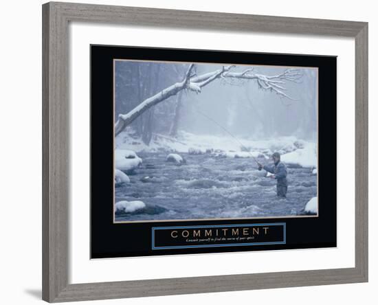 Commitment-null-Framed Art Print