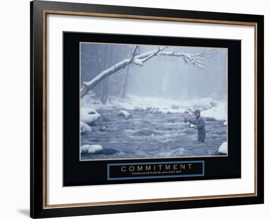 Commitment-null-Framed Art Print