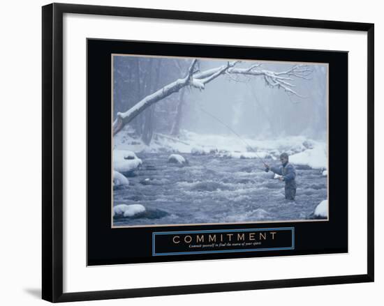 Commitment-null-Framed Art Print