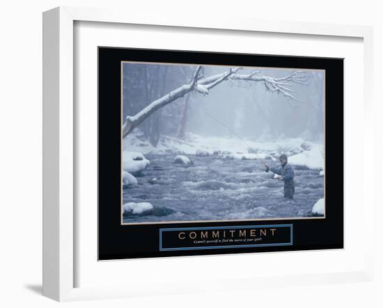 Commitment-null-Framed Art Print