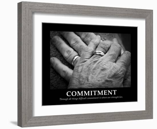 Commitment-Gail Peck-Framed Art Print