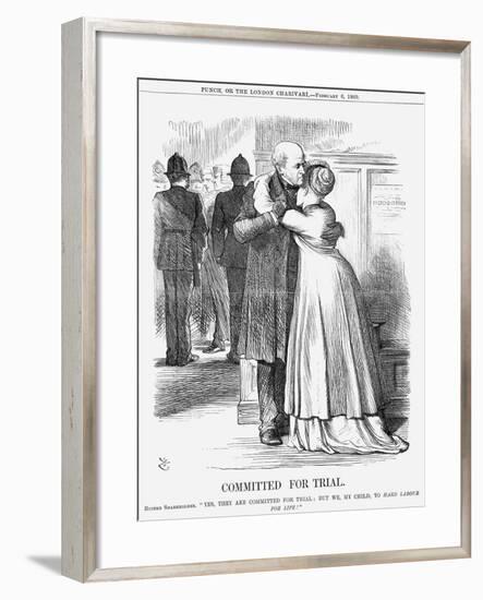 Committed for Trial, 1869-John Tenniel-Framed Giclee Print
