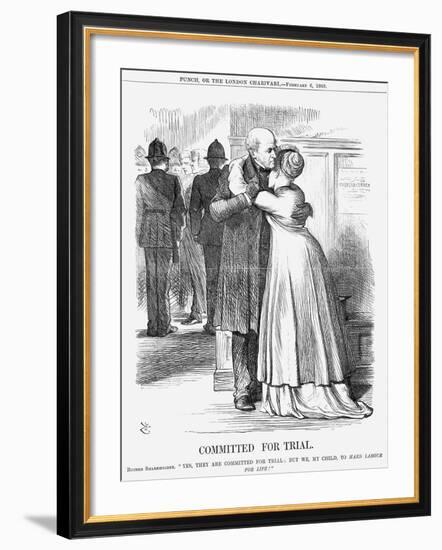 Committed for Trial, 1869-John Tenniel-Framed Giclee Print