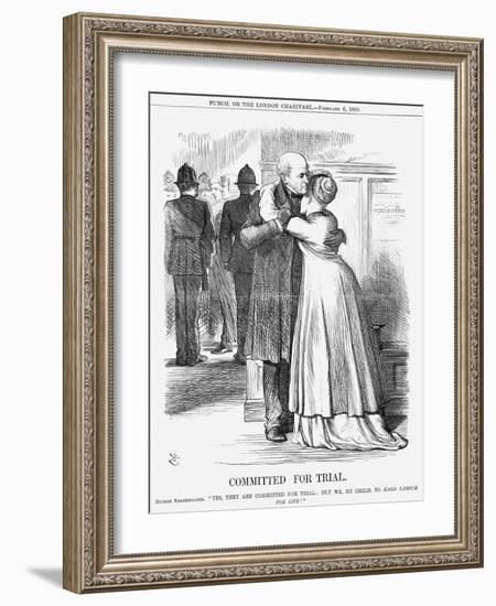 Committed for Trial, 1869-John Tenniel-Framed Giclee Print