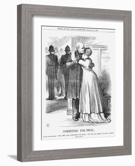 Committed for Trial, 1869-John Tenniel-Framed Giclee Print