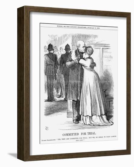 Committed for Trial, 1869-John Tenniel-Framed Giclee Print
