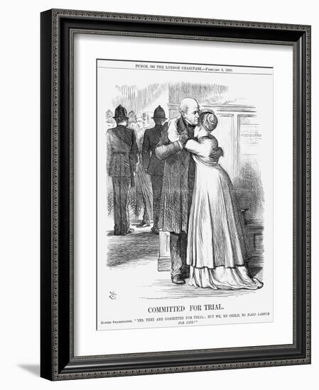 Committed for Trial, 1869-John Tenniel-Framed Giclee Print