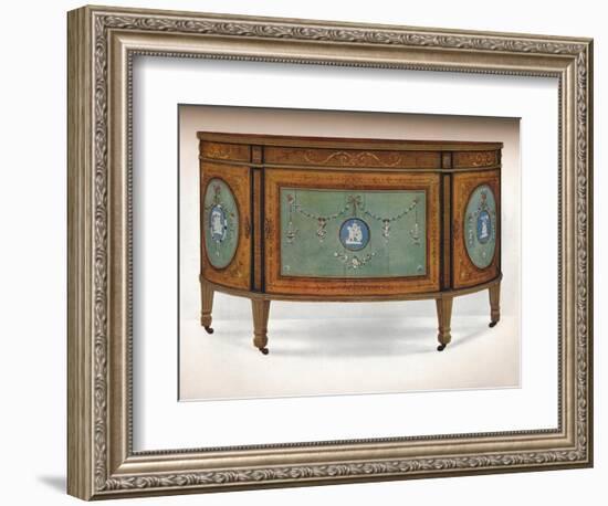 'Commode of Lunette Form', c1775-Unknown-Framed Giclee Print