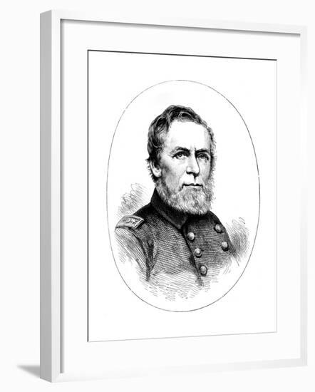 Commodore Ah Foote, Union Naval Officer of the American Civil War-null-Framed Giclee Print