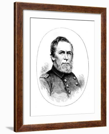 Commodore Ah Foote, Union Naval Officer of the American Civil War-null-Framed Giclee Print