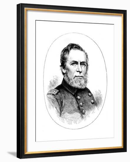 Commodore Ah Foote, Union Naval Officer of the American Civil War-null-Framed Giclee Print