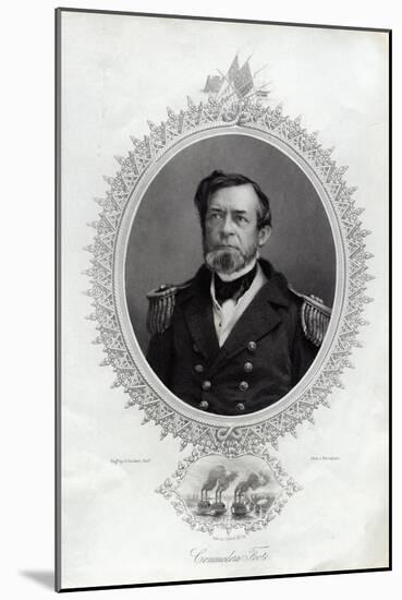 Commodore Foote Engraving-George Stodart-Mounted Giclee Print