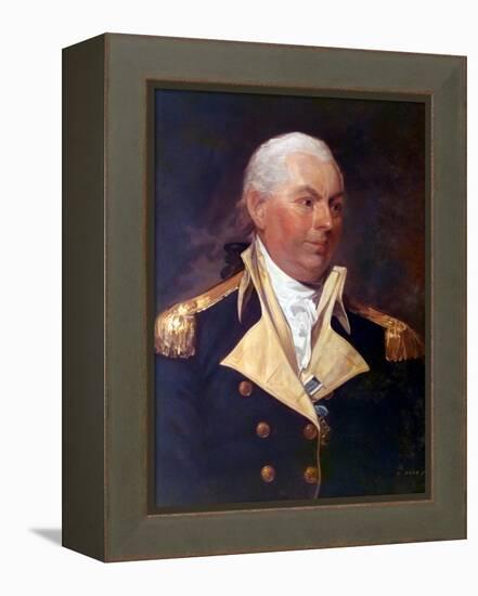 Commodore John Barry-Gilbert Stuart-Framed Stretched Canvas