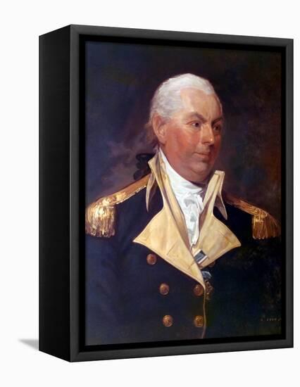 Commodore John Barry-Gilbert Stuart-Framed Stretched Canvas