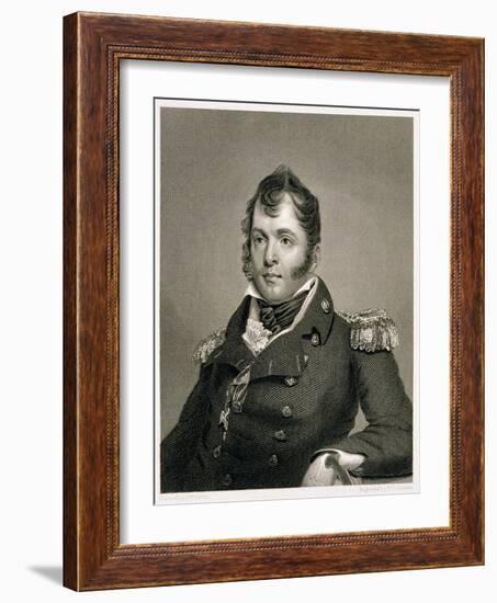 Commodore Oliver Hazard Perry-John Wesley Jarvis-Framed Giclee Print