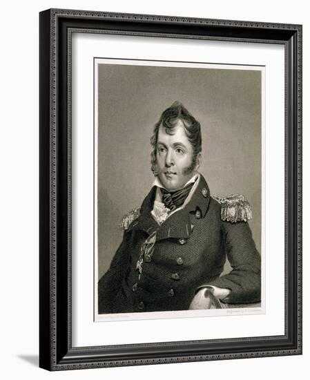 Commodore Oliver Hazard Perry-John Wesley Jarvis-Framed Giclee Print