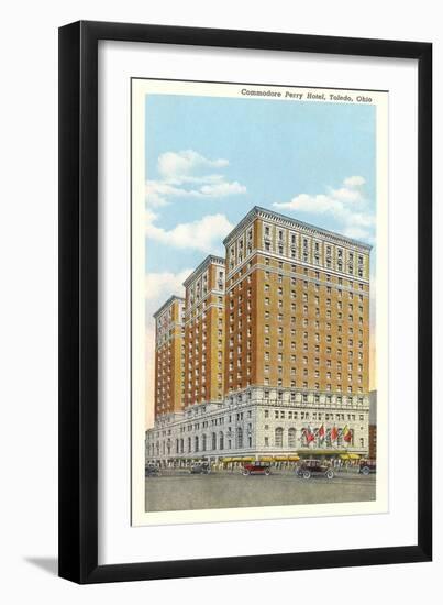 Commodore Perry Hotel, Toledo-null-Framed Art Print