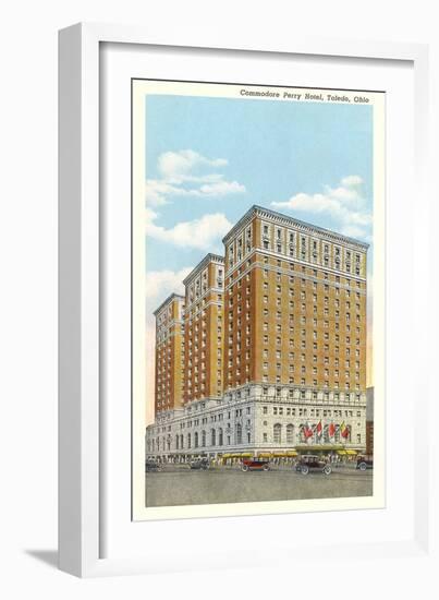 Commodore Perry Hotel, Toledo-null-Framed Art Print