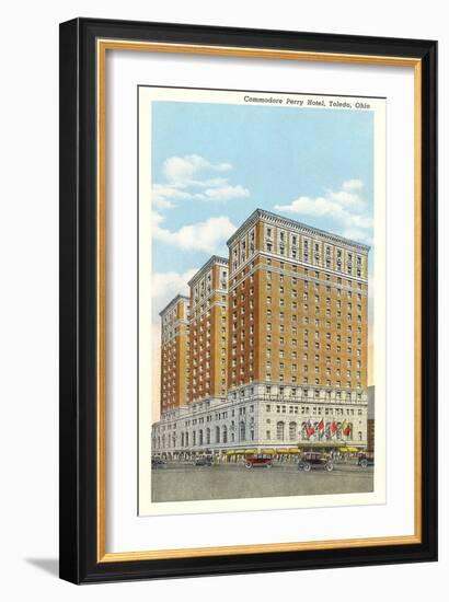 Commodore Perry Hotel, Toledo-null-Framed Art Print