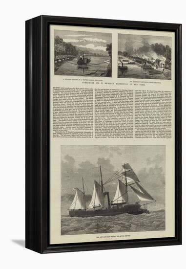 Commodore Sir W Hewitt's Expedition Up the Niger-null-Framed Premier Image Canvas