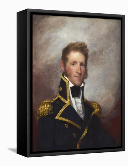 Commodore Thomas Macdonough, c.1815-8-Gilbert Stuart-Framed Premier Image Canvas