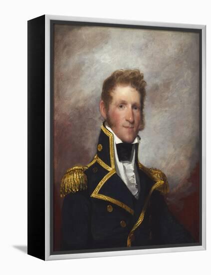 Commodore Thomas Macdonough, c.1815-8-Gilbert Stuart-Framed Premier Image Canvas