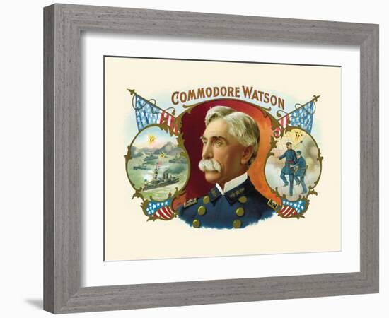 Commodore Watson-F. Gutekunst-Framed Art Print