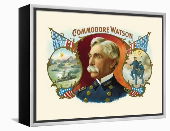 Commodore Watson-F. Gutekunst-Framed Stretched Canvas
