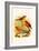 Common Amaduvade and African Fire Finch-F.w. Frohawk-Framed Art Print