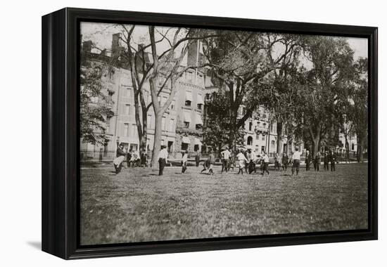 Common Football-Lewis Wickes Hine-Framed Stretched Canvas