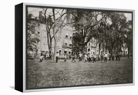 Common Football-Lewis Wickes Hine-Framed Stretched Canvas