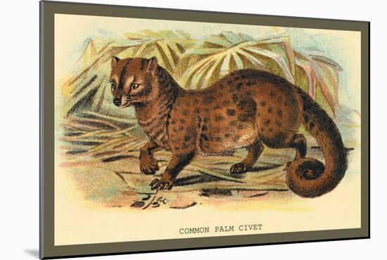 Common Palm Civet-Sir William Jardine-Mounted Art Print